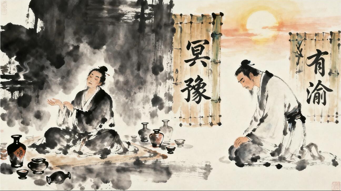 豫卦第六爻,爻辞:上六:冥豫成,有渝无咎 豫卦第六爻,爻辞:上六:冥豫成,有渝无咎