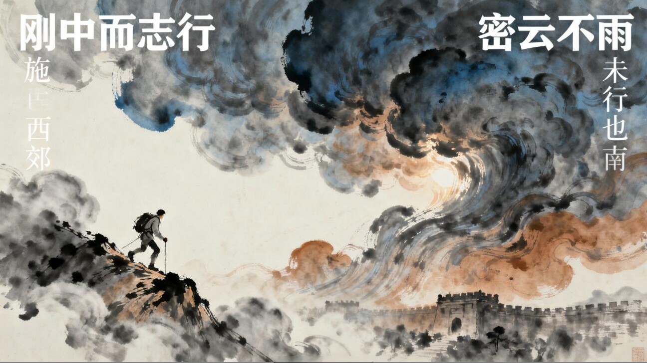 小畜卦卦辞:小畜:亨。密云不雨,自我西郊。 小畜卦卦辞:小畜:亨。密云不雨,自我西郊。