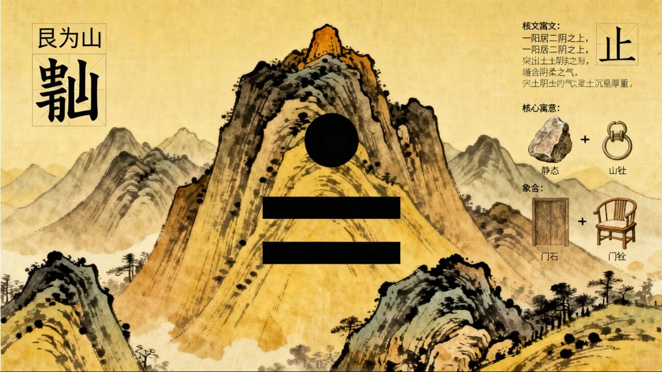 艮卦卦象,艮为山卦的寓意 艮卦卦象,艮为山卦的寓意