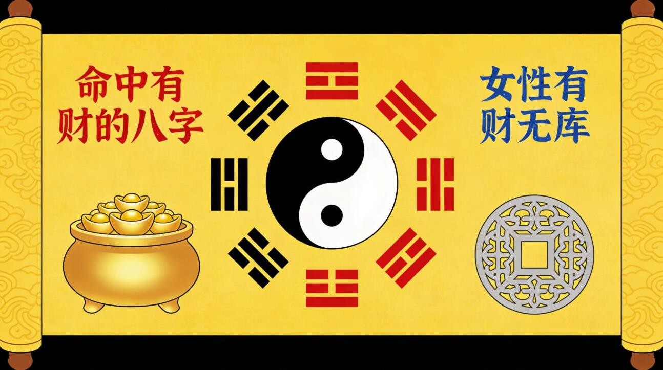 命中有财的八字有什么?女性有财无库是啥意思 命中有财的八字有什么?女性有财无库是啥意思